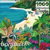 image:imageBuffalo Games  Bonjour  Beach Butterfly  1000 Piece Jigsaw Puzzle for Adults  Challenging Puzzle Perfect for Game Nights