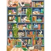 image:imageBuffalo Games  Bonjour  Olivia Gibbs  Cats at Home Library  1000 Piece Jigsaw Puzzle for Adults  Challenging Puzzle Perfect for Game Nights