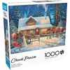 image:imageBuffalo Games  Chuck Pinson  Winters Oasis  1000 Piece Christmas Jigsaw Puzzle  Festive Puzzles for Adults  PrecisionCut Pieces Festive Artwork and Hours of Relaxing Fun