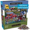 image:imageBuffalo Games  Jigsaw Puzzles 1000 Pieces  Dowdle Amish Country  1000 Piece Puzzle for Adults  Premium Giftable Foil Box with Reference Poster