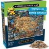 image:imageBuffalo Games  Jigsaw Puzzles 1000 Pieces  Dowdle National Parks Map  1000 Piece Puzzle for Adults  Premium Giftable Foil Box with Reference Poster  Made in USA