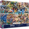 image:imageBuffalo Games  Thomas Kinkade Disney Collage Jigsaw Puzzle 2000 Piece Puzzle for Adults Disney Art Collection