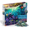 image:imageBuffalo Games  Thomas Kinkade Disney Ursula 1000 Piece Puzzle Silver Select Premium Jigsaw Puzzle with Full Color Reference Poster