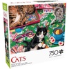 image:imageBuffalo Games Cat Jigsaw Puzzle Playtime  750 Piece 24 x 18 in  Cat Puzzle for Adults  Reference Poster  Relaxing Activity