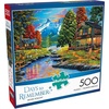 image:imageBuffalo Games Geno Peoples Dewie Hollow 500 Piece Jigsaw Puzzle  2125 x 15 in Poster Included  Puzzles For Adults  Relaxing Solo Activity  HighResolution Artwork
