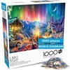 image:imageBuffalo Games Lars Stewart Winters Night Bonfire 1000 Piece Jigsaw Puzzle  Multicolor Large Rectangular  1000 Piece Puzzle for Adults  Includes Poster  Smooth Interlocking Fit