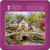 image:imageCeaco  Summer in Cobblestone Village  Thomas Kinkade  1000 Piece Jigsaw Puzzle in Premium Collectors Tin  Fun Challenge for Adults amp Families