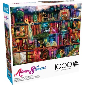 image:imageBuffalo Games  Aimee Stewart  Treasure Hunt Bookshelf  1000 Piece Jigsaw Puzzle for Adults Challenging Puzzle Perfect for Game Nights  Finished Size is 2675 x 1975