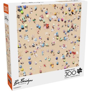 image:imageBuffalo Games  Bo Bridges  Confetti  Large Piece Jigsaw Puzzle for Adults Challenging Puzzle Perfect for Game Nights  Finished Size is 2125 x 1500