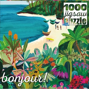image:imageBuffalo Games  Bonjour  Beach Butterfly  1000 Piece Jigsaw Puzzle for Adults  Challenging Puzzle Perfect for Game Nights