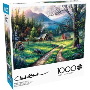 image:imageBuffalo Games  Charles Black  Bear Creek Ranch  1000 Piece Jigsaw Puzzle for Adults Challenging Puzzle Perfect for Game Nights  Finished Size is 2675 x 1975