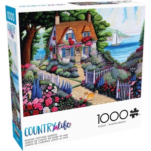 image:imageBuffalo Games  Country Life  Joseph Holodook  Seaside Cottage Garden  1000 Piece Jigsaw Puzzle for Adults Challenging Puzzle Perfect for Game Nights