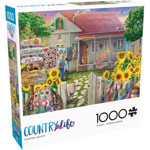 image:imageBuffalo Games  Eduard  Country Quilts  1000 Piece Jigsaw Puzzle for Adults Challenging Puzzle Perfect for Game Nights  Finished Size is 2675 x 1975