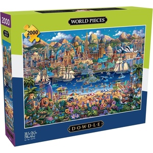 image:imageBuffalo Games  Eric Dowdle  Dowdle World Pieces  2000 Piece Jigsaw Puzzle for Adults Challenging Puzzle Perfect for Game Nights  Finished Size is 3850 x 2650