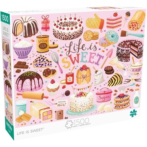 image:imageBuffalo Games  Janna Krupinski  Life is Sweet  1500 Piece Jigsaw Puzzle for Adults Challenging Puzzle Perfect for Game Nights  Finished Size is 3850 x 2650