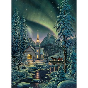image:imageBuffalo Games  Kim Norlien  Light of The World  1000 Piece Winter Jigsaw Puzzle  Festive Holiday Puzzles for Adults  PrecisionCut Pieces Christmas Artwork Hours of Relaxing Fun
