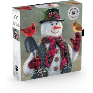 image:imageBuffalo Games  Kim Norlien  Snow Grandpa  500 Piece Silver Select Jigsaw Puzzle Colorful Puzzles for Adults  PrecisionCut Pieces Beautiful Artwork and Hours of Relaxing Fun