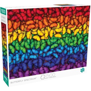 image:imageBuffalo Games  Lena  Butterfly Spectrum  1500 Piece Jigsaw Puzzle for Adults Challenging Puzzle Perfect for Game Nights  Finished Size is 3850 x 2650