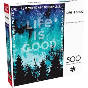 image:imageBuffalo Games  Life is Good  Everything is a Miracle  500 Piece Jigsaw Puzzle for Adults Challenging Puzzle Perfect for Game Nights  Finished Size is 2125 x 1500