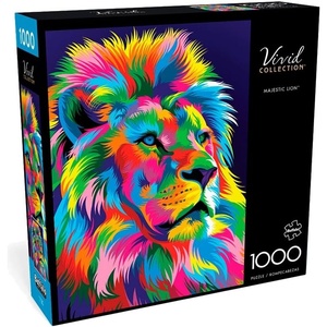 image:imageBuffalo Games  Majestic Lion  1000 Piece Jigsaw Puzzle