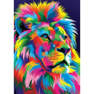 image:imageBuffalo Games  Majestic Lion  300 Large Piece Jigsaw Puzzle