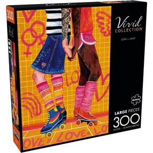 image:imageBuffalo Games  Miriam Bos  Love  Love  300 Piece Jigsaw Puzzle for Adults Challenging Puzzle Perfect for Game Nights  Finished Size is 2125 x 1500