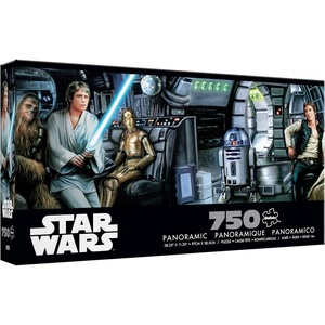 image:imageBuffalo Games  Panoramic Series  Star Wars  Jedi Training Begins  750 Piece Jigsaw Puzzle for Adults  Challenging Puzzle Perfect for Game Nights  Finished Size is 3825 x 1125