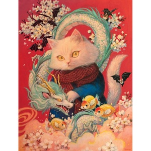 image:imageBuffalo Games  Phoenix Chan  Year of the Dragon  750 Piece Jigsaw for Adults  Challenging Puzzle Perfect for Game Nights  Finished Size is 2400 x 1800  PrecisionCut Pieces Beautiful Artwork