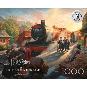 image:imageBuffalo Games  Silver Select  Thomas Kinkade  Hogwarts Express  1000 Piece Jigsaw Puzzle for Adults Challenging Puzzle Perfect for Game Nights  Finished Size is 2675 x 1975