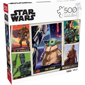 image:imageBuffalo Games  Star Wars The Mandalorian  Trading Cards  500 Piece Jigsaw Puzzle