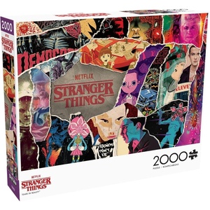 image:imageBuffalo Games  Stranger Things  Stranger Things  Tears in Reality  2000 Piece Jigsaw Puzzle for Adults Challenging Puzzle Perfect for Game Nights  Finished Size is 3850 x 2650