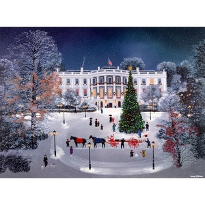 image:imageBuffalo Games  The White House in The Snow  Michel Delacroix  1000 Piece Christmas Jigsaw Puzzle  Winter Puzzles for Adults  PrecisionCut Pieces Festive Artwork Relaxing Holiday Fun