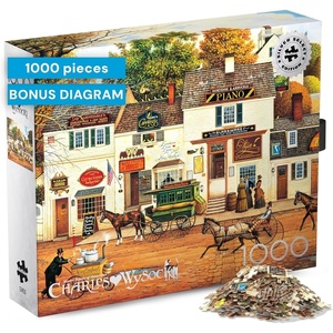 image:imageBuffalo Games Charles Wysocki  Olde Cape Cod  1000 Piece Jigsaw Puzzle  2675 x 1975 in Pack of 11000 Piece Puzzle for Adults  Poster Included  Recycled Board