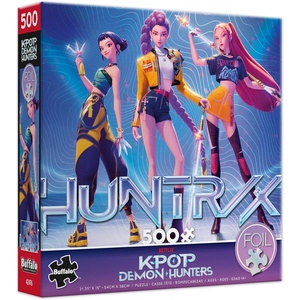 image:imageBuffalo Games Kpop Demon Hunters FoilFinish Puzzle  500pc 212515in  FoilAccent Artwork amp Kpop Demon Hunters Merch  PrecisionCut Pieces amp Slayer Gifts  with Poster amp Epic Quest Puzzle