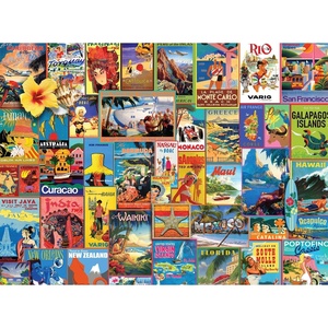 image:imageBuffalo Games Lewis T Johnson Exotic Destinations 1000 Piece Jigsaw Puzzle  Multicolor 2675 x 1975 in  Includes Poster  Puzzles for Adults  Focus amp Relaxation