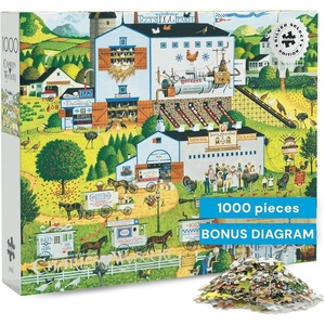 image:imageBuffalo Games Silver Select  Charles Wysocki Sunny Side Up  1000 Piece Jigsaw Puzzle for Adults  PrecisionCut Pieces Beautiful Artwork and Hours of Relaxing Fun