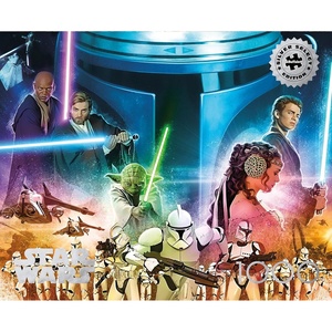 image:imageBuffalo Games Star Wars Silver Select Attack of the Clones 1000 Piece Jigsaw Puzzle  2675 x 1975 in  Full Color Poster  High Resolution Artwork  Star Wars Puzzle for Adults
