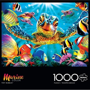 image:imageBuffalo Games Steve Sundram  Tiny Bubbles  1000 Piece Jigsaw Puzzle  2675 x 1975 in Multicolor  Puzzles for Adults  Bonus Poster amp Precision Cut Pieces  Vibrant Ocean Scene