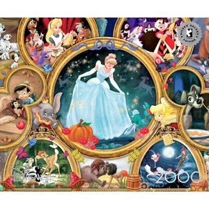image:imageCeaco  2000 Piece Silver Select Disney Classic Collage Jigsaw Puzzle Colorful Puzzle for Adults  PrecisionCut Pieces Beautiful Artwork and Hours of Relaxing Fun
