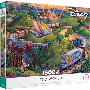 image:imageCeaco  Disney  Dowdle  Dumbo The Flying Elephant  1500 Piece Jigsaw Puzzle
