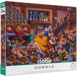 image:imageCeaco  Disney  Dowdle  Snow White Dancing with The Dwarfs  1500 Piece Jigsaw Puzzle