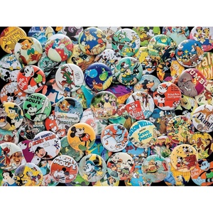 image:imageCeaco  Disney  Vintage Buttons  750 Piece Jigsaw Puzzle