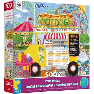 image:imageCeaco  Food Trucks  Hot Dog Truck II  500 Piece Jigsaw Puzzle