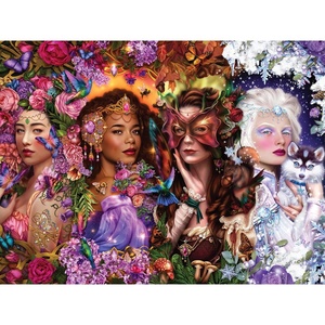 image:imageCeaco  Glitter  Fairy Queens  750 Piece Jigsaw Puzzle