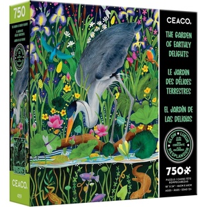 image:imageCeaco  Glow in The Dark  The Garden of Earthly Delights  750 Piece Jigsaw Puzzle
