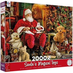 image:imageCeaco  Holiday  Santas Magical Toys  2000 Piece Jigsaw Puzzle