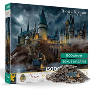 image:imageCeaco  Thomas Kinkade  Harry Potter  Hogwarts Castle  1500 Piece Jigsaw Puzzle