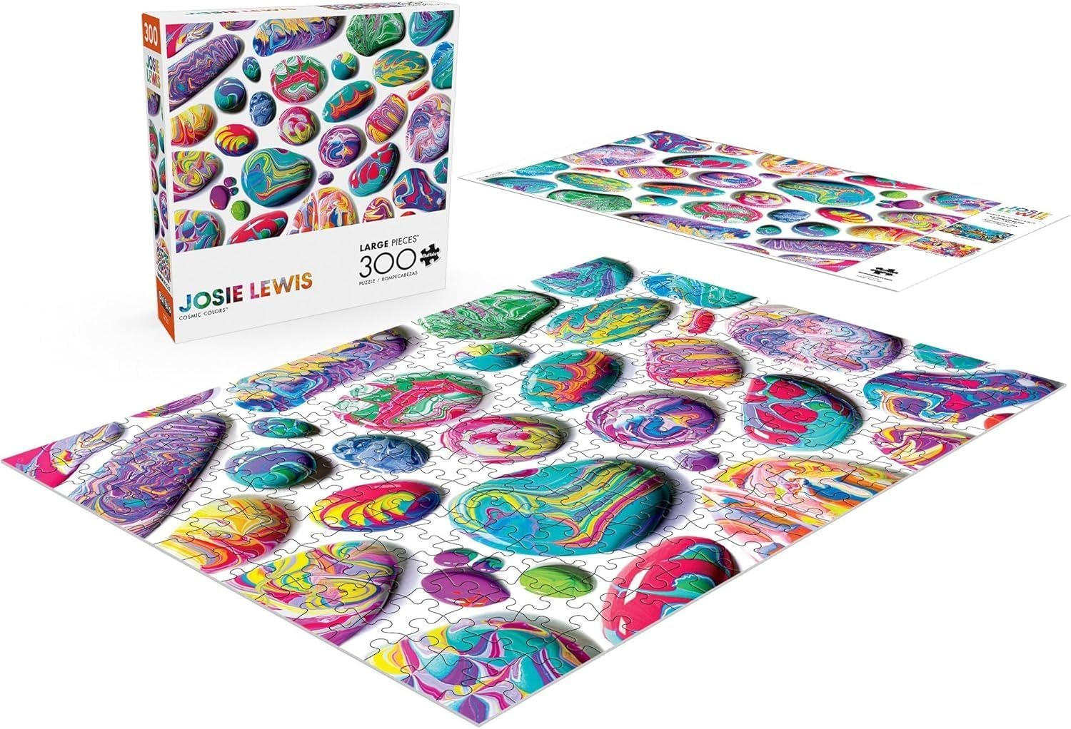 image:imageBuffalo Games  Josie Lewis  Cosmic Colors  300 Large Piece Jigsaw Puzzle for Adults Challenging Puzzle Perfect for Game Nights  Finished Size 2125 x 1500