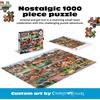 image:imageBuffalo Games  Charles Wysocki Labor Day in Bungalowville 1000 Piece Jigsaw Puzzle for Adults  PrecisionCut Pieces Beautiful Artwork and Hours of Relaxing Fun  Silver Accented Collectible Box