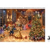 image:imageBuffalo Games  Disney  Thomas Kinkade  Beauty and The Beast Christmas Celebration  1000 Piece Silver Select Jigsaw Puzzle Holiday Puzzles for Adults  Winter Artwork Festive Fun